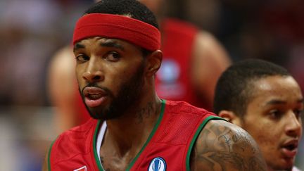 Le joueur américain Malcolm Delaney du Lokomotiv Kuban