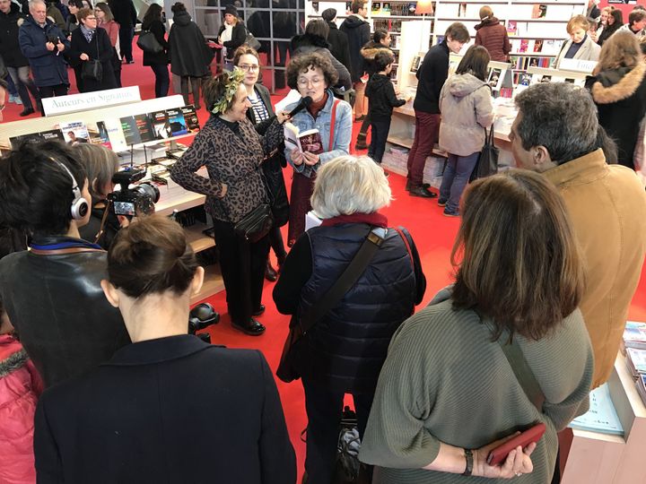 Marie-Hélène Lafon, salon Livre Paris, mars 2018
 (Laurence Houot / Culturebox)