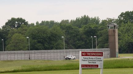 Aperçu du centre pénitencier de Terre-Haute (Indiana) où&nbsp;Keith Nelson, 45 ans, a reçu une injection létale, le 28 août 2020. (JOHN SOMMERS II / GETTY IMAGES NORTH AMERICA / AFP)