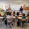 Dans une classe de l'école élémentaire Jules Ferry, à Montpellier (Hérault), le 2 septembre 2019. (XAVIER LEOTY / AFP)