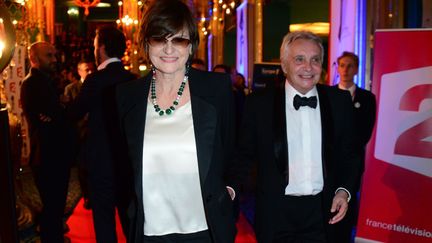 Michel Sardou et son épouse Anne-Marie Perier aux Molières 2014
 (BENHAMOU LAURENT/GUSTINE GILLES/SIPA)