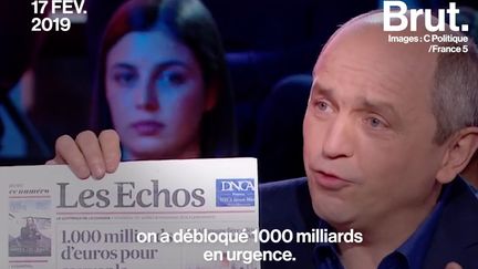 Ce dimanche 17 février, Pierre Larrouturou, ancien conseiller régional d'Île-de-France, était l’invité de l'émission C Politique pour évoquer ses convictions en matière de transition écologique.&nbsp; (BRUT)