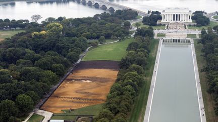 "Portrait-paysage" Jorge Rodriguez-Gerada à Washington
 (Saul Loeb/AFP)