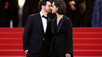 Journée historique pour Abu Bakr Shawky et sa femme, la productrice Elisabeth Shawky-Arneitz, qui viennent présenter Yomeddine, premier film égyptien de l'histoire de la Croisette
 (SEBASTIEN NOGIER/EPA/Newscom/MaxPPP)