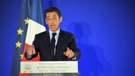 Nicolas Sarkozy adresse ses voeux aujourd'hui aux parlementaires (AFP)