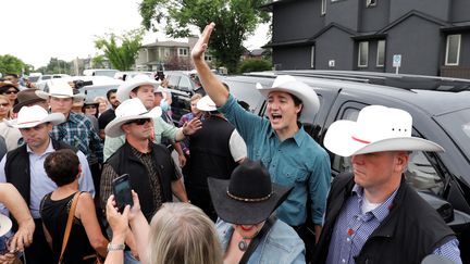 Le Premier ministre canadien, Justin Trudean, à Calgary, au Canada, samedi 15 juillet 2017.&nbsp; (TODD KOROL / REUTERS)