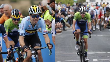 Comme sur le Tour de France, Wout Van Aert et Tadej Pogacar devraient jouer la gagne sur la course en ligne des JO 2021 à Tokyo. (AFP)