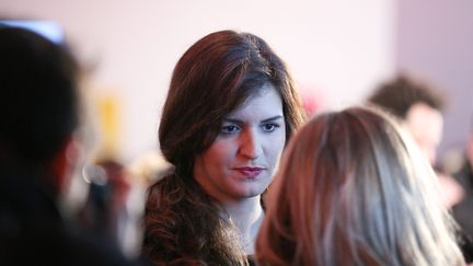 La secrétaire d'Etat Marlène Schiappa lors d'une conférence de La République en marche à Paris, le 24 janvier 2019. (MICHEL STOUPAK / AFP)