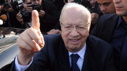 &nbsp; (Le chef du parti Nidaa Tounès, Béji Caïd  Essebsi, 87 ans, serait arrivé en tête de la présidentielle tunisienne dimanche, selon son parti © Maxppp)