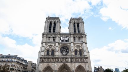 La cathédrale de Notre-Dame de Paris, le 4 octobre 2021. (SADAK SOUICI / LE PICTORIUM / MAXPPP)