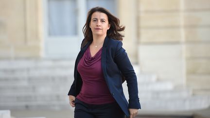 Cécile Duflot au palais de l'Elysée, à Paris, le 15 novembre 2015. (STEPHANE DE SAKUTIN / AFP)