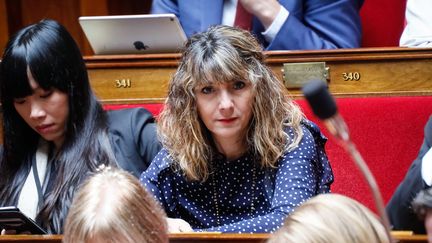 La députée Patricia Mirallès, à l'Assemblée Nationale, en 2018. (THOMAS PADILLA / MAXPPP)