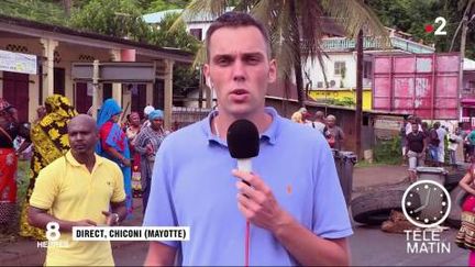 Aurélien Février, de Mayotte La 1ère. (FRANCE 2)