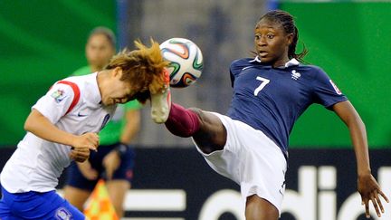 Kadidiatou Diani, ici en quart de finale du Mondial des U-20 face à la Corée (RICHARD WOLOWICZ / GETTY IMAGES NORTH AMERICA)