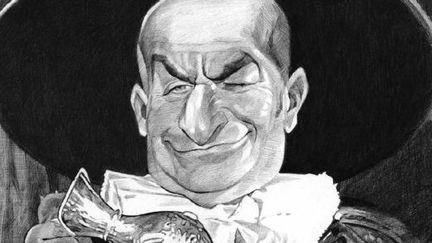 Louis de Funès caricaturé par Charles Da Costa (EDITIONS JUNGLE)