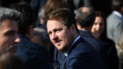 Geoffroy Lejeune, le 13 octobre 2021, à Paris. (ALAIN JOCARD / AFP)