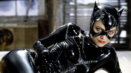 Michelle Pfeiffer en Catwoman dans "Batman Returns" de Tim Burton, en 1992. (SCREEN PROD / AFP)