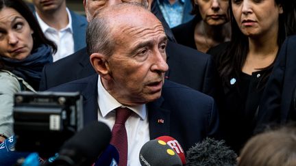 Gérard Collomb, maire de Lyon et ancien ministre de l'Intérieur, le 25 mai 2019, à Lyon. (NICOLAS LIPONNE / NURPHOTO / AFP)