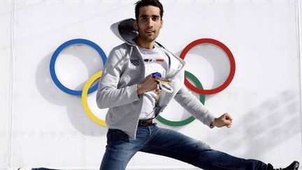 Le biathlète français Martin Fourcade