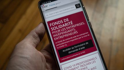 Le Fonds de solidarité a été lancé en mars 2020 pour venir en aide aux entreprises pendant la crise du Covid-19.&nbsp; (RICCARDO MILANI / HANS LUCAS / AFP)