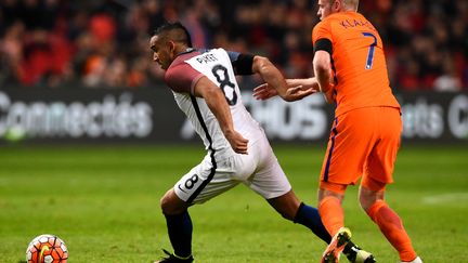 Dimitri Payet, lors de Pays-Bas - France, le 25 mars 2016, à Amsterdam. (FRANCK FIFE / AFP)