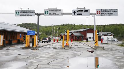 Le poste-frontière de Kirkenes, entre la Russie et la Norvège, en juin 2013. (CORNELIUS POPPE / AFP)