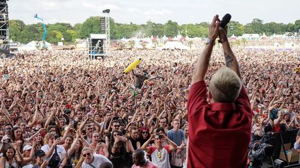 Le 23 juin 2019 à l'hippodrome de Longchamp,&nbsp;228 000 festivaliers avaient répondu à l'appel de Solidays. (- / AFP)