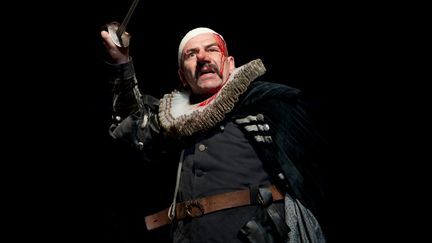 Philippe Torreton dans le rôle de Cyrano de Bergerac à l'Odéon
 (© Brigitte Enguérand)