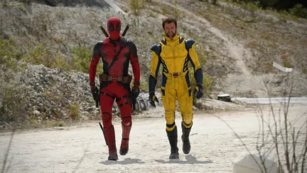 Ryan Reynolds and Hugh Jackman in "Deadpool & Wolverine" by Shawn Levy (2024).  (TWENTIETH CENTURY FOX FILM CORPORATION)