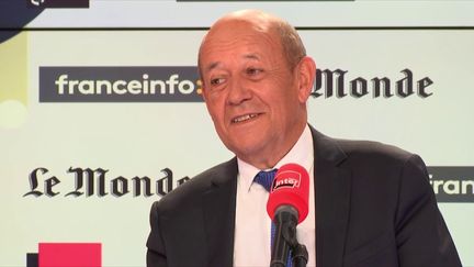 Jean-Yves Le Drian, ministre de l'Europe et des Affaires étrangères, invité de France Inter-franceinfo-Le Monde dimanche 2 septembre. (RADIO FRANCE)