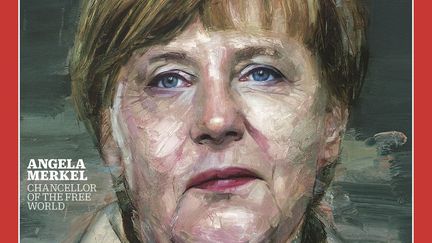 La chancelière allemande Angela Merkel a été la personnalité la plus marquante de l'année 2015 pour son rôle central dans la crise des migrants et dans la négociation entre la Grèce et l'UE. La politique de la porte ouverte de la chancelière a attiré en 2015 un million de réfugiés en Allemagne. Conséquence du terrible conflit syrien, cette arrivée massive de réfugiés, plus grande vague migratoire depuis la Deuxième guerre mondiale en Europe, représente un défi majeur pour le continent dont elle a révélé les fractures. (HO / TIME / AFP)