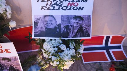 Des photos de&nbsp;Louisa Vesterager Jespersen 24 ans et son amie Maren Ueland 28 ans, à Marrakesh, au Maroc, le 21 décembre 2018.&nbsp; (FADEL SENNA / AFP)