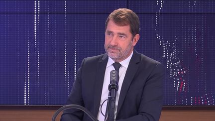 Christophe Castaner, président du groupe La République en marche à l’Assemblée nationale, le 22 septembre 2021 sur franceinfo. (FRANCEINFO / RADIO FRANCE)