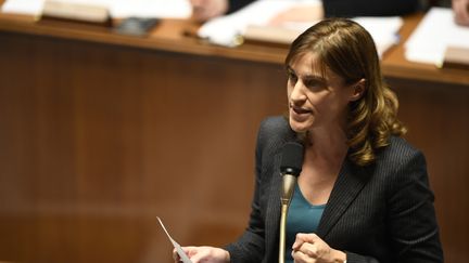 La&nbsp;secrétaire d'Etat à l'Aide aux victimes, Juliette Méadel, à l'Assemblée nationale à Paris, le 9 novembre 2016. (ERIC FEFERBERG / AFP)