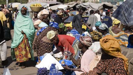 Sur un march&eacute; de Bamako (Mali), le 14 f&eacute;vrier 2013. (SUPERSTOCK / SIPA)