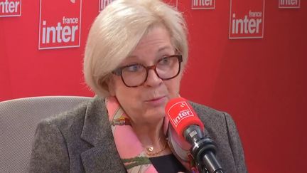 La ministre du Partenariat avec les territoires et de la décentralisation, Catherine Vautrin, le 19 novembre 2024 sur France Inter. (FRANCE INTER / RADIO FRANCE)