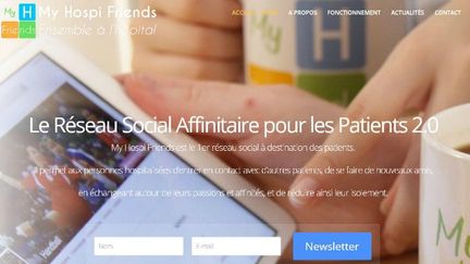 &nbsp; (Le réseau social My Hospi Friends veut connecter les patients hospitalisés entre eux © Capture d'écran du site My Hospi Friends)