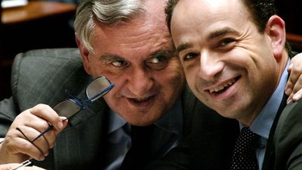 Coppé avec Raffarin en 2004 (AFP)