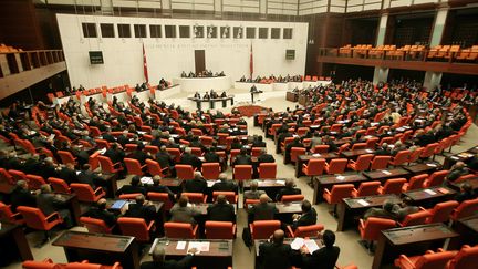 Le parlement turc, à Ankara, le 13 novembre 2009. (ADEM ALTAN / AFP)