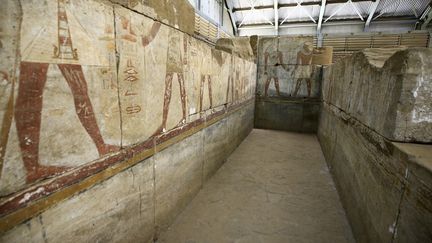 Cette photo montre une vue de l'intérieur du musée national du Soudan à Khartoum, le 12 août 2020. (ASHRAF SHAZLY / AFP)