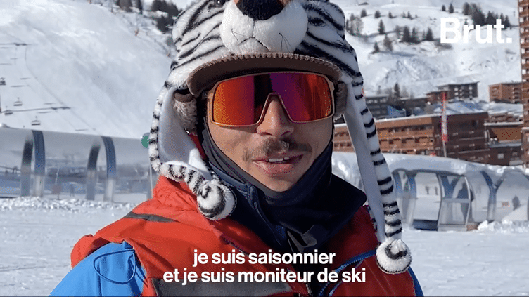 VIDEO. Kyrian, 19 ans, est moniteur de ski saisonnier