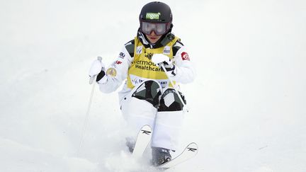 La championne olympique de ski de bosses Perrine Laffont a remporté sa première étape de Coupe du monde de la saison, samedi 8 janvier au Mont Tremblant (Canada). (TOM PENNINGTON / GETTY IMAGES NORTH AMERICA)