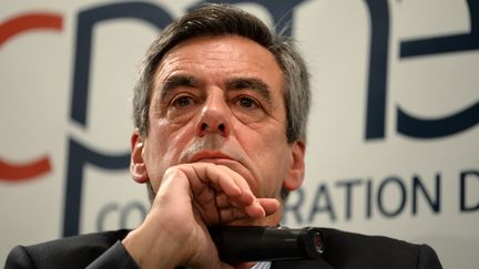 François Fillon, le 6 mars 2017. (ERIC PIERMONT / AFP)