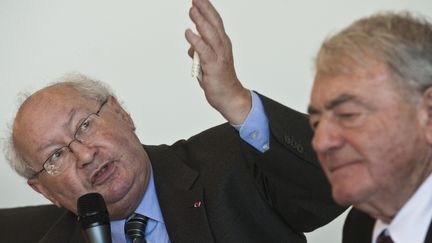 Serge Klarsfeld et Claude Lanzmann en 2011
 (JOHN MACDOUGALL / AFP)