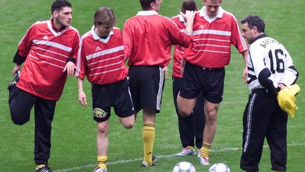 L'équipe de Calais le 06 mai 2000 au Stade de France  (PASCAL GEORGE / AFP)