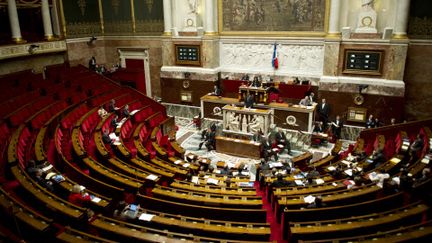 L'Assembl&eacute;e nationale, lors des d&eacute;bats sur la refondation de l'&eacute;cole, le 11 mars 2013. (CHAMUSSY / SIPA)