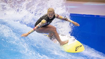 Du surf indoor à Düsseldorf en Allemagne, le 17 janvier 2020. Photo d'illustration. (MALTE OSSOWSKI / AFP)