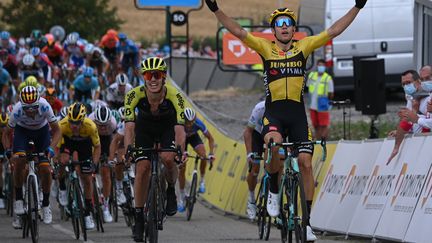 Wout Van Aert (Jumbo-Visma). (ANNE-CHRISTINE POUJOULAT / AFP)