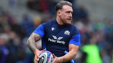 L'arrière écossais Stuart Hogg ne disputera pas la Coupe du monde 2023. (ANDY BUCHANAN / AFP)