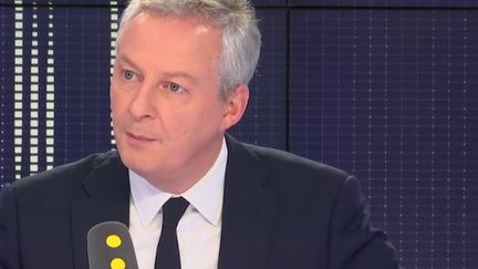 Bruno Le Maire, ministre de l'Economie, invité de franceinfo le 20 juin 2018.&nbsp; (RADIO FRANCE / FRANCE INFO)